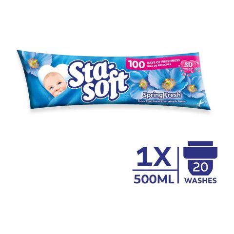 Sta-Soft Fabric Softener Refill 500ml x 3